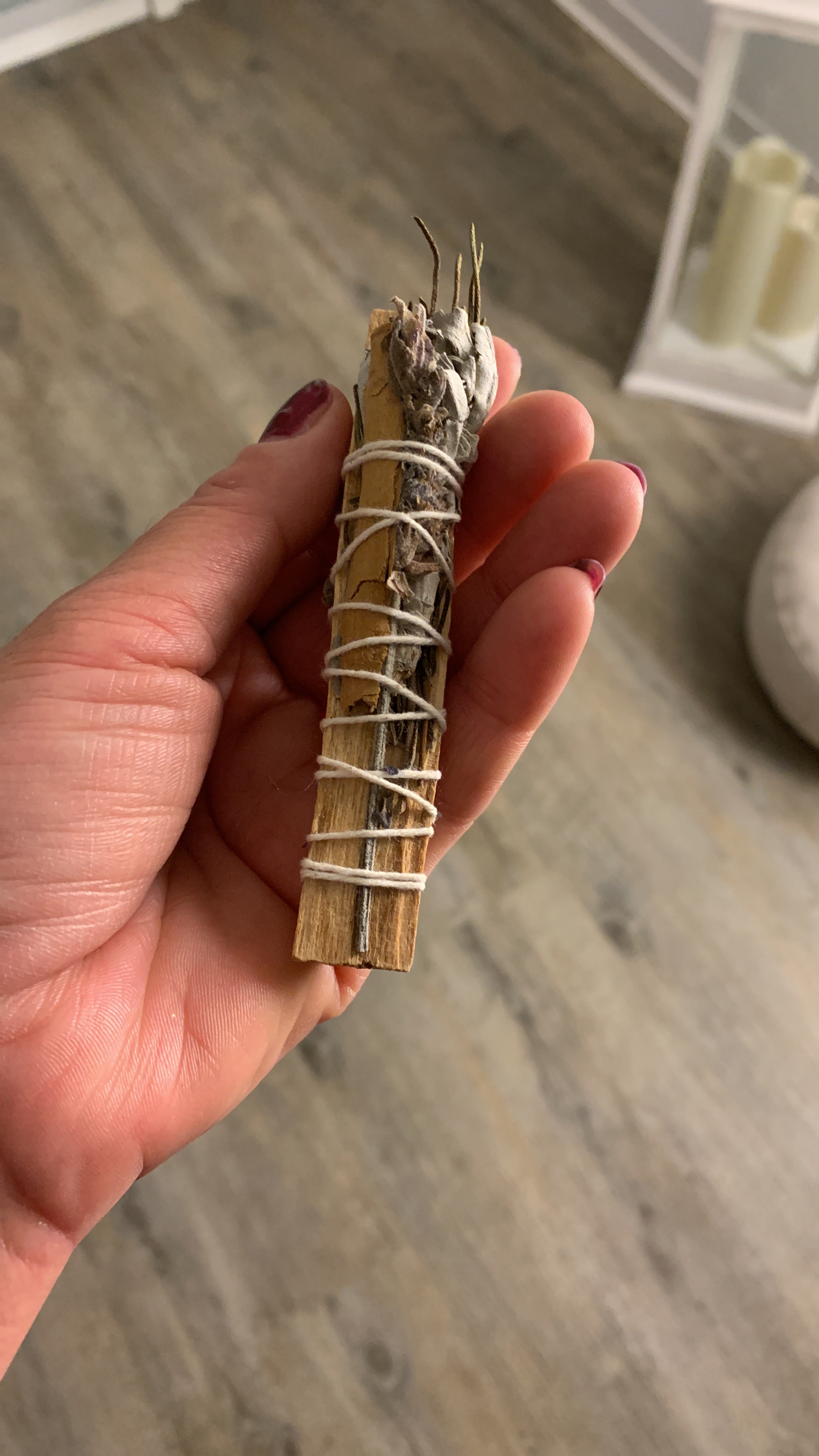 Palo Santo Räucherbündel "Stärke Deine Intuition", neue Ernte 2024