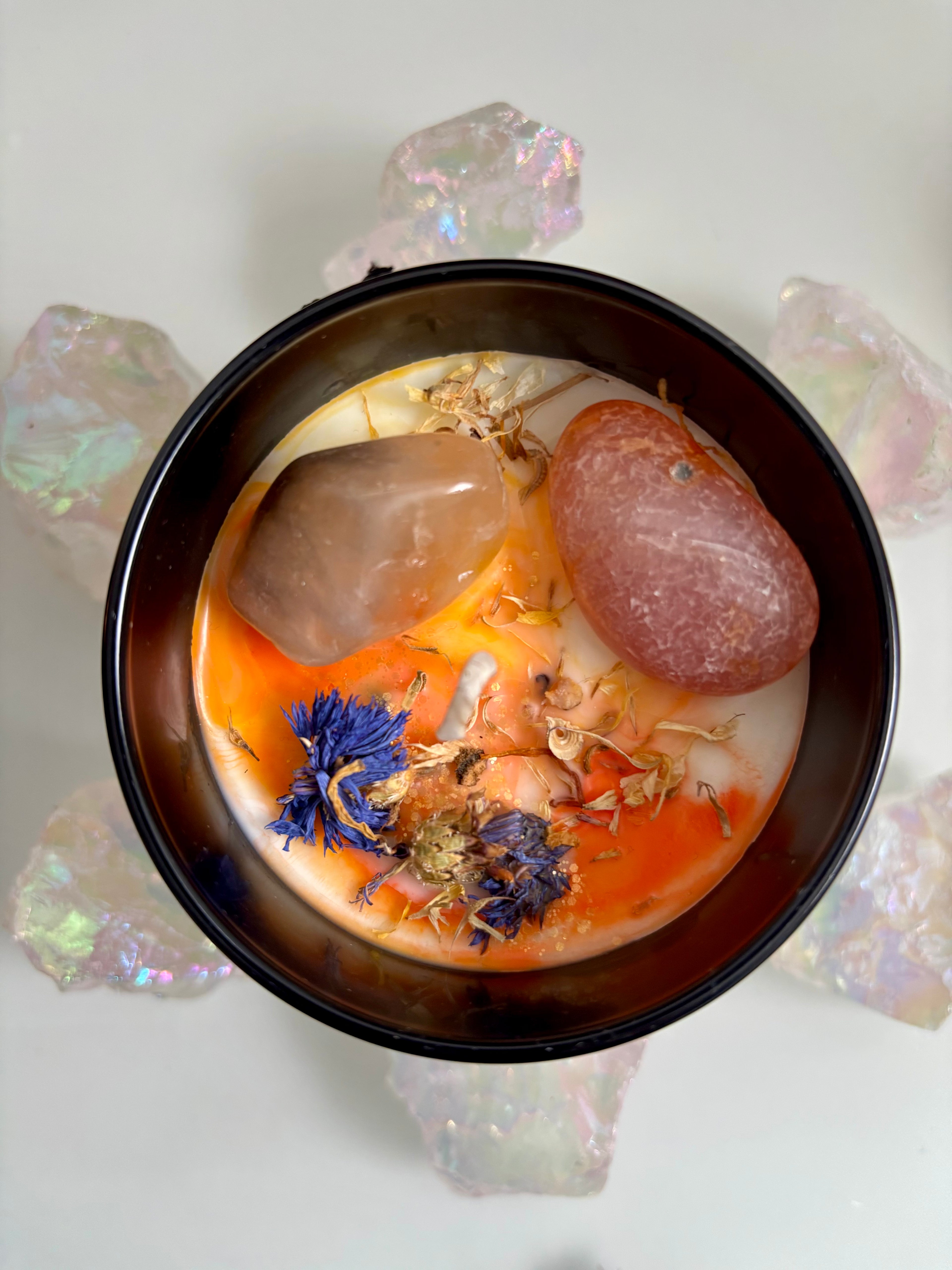 LÖWENMUT - VOLLMOND KERZE - Selbstvertrauen & Ausdruck Ritual