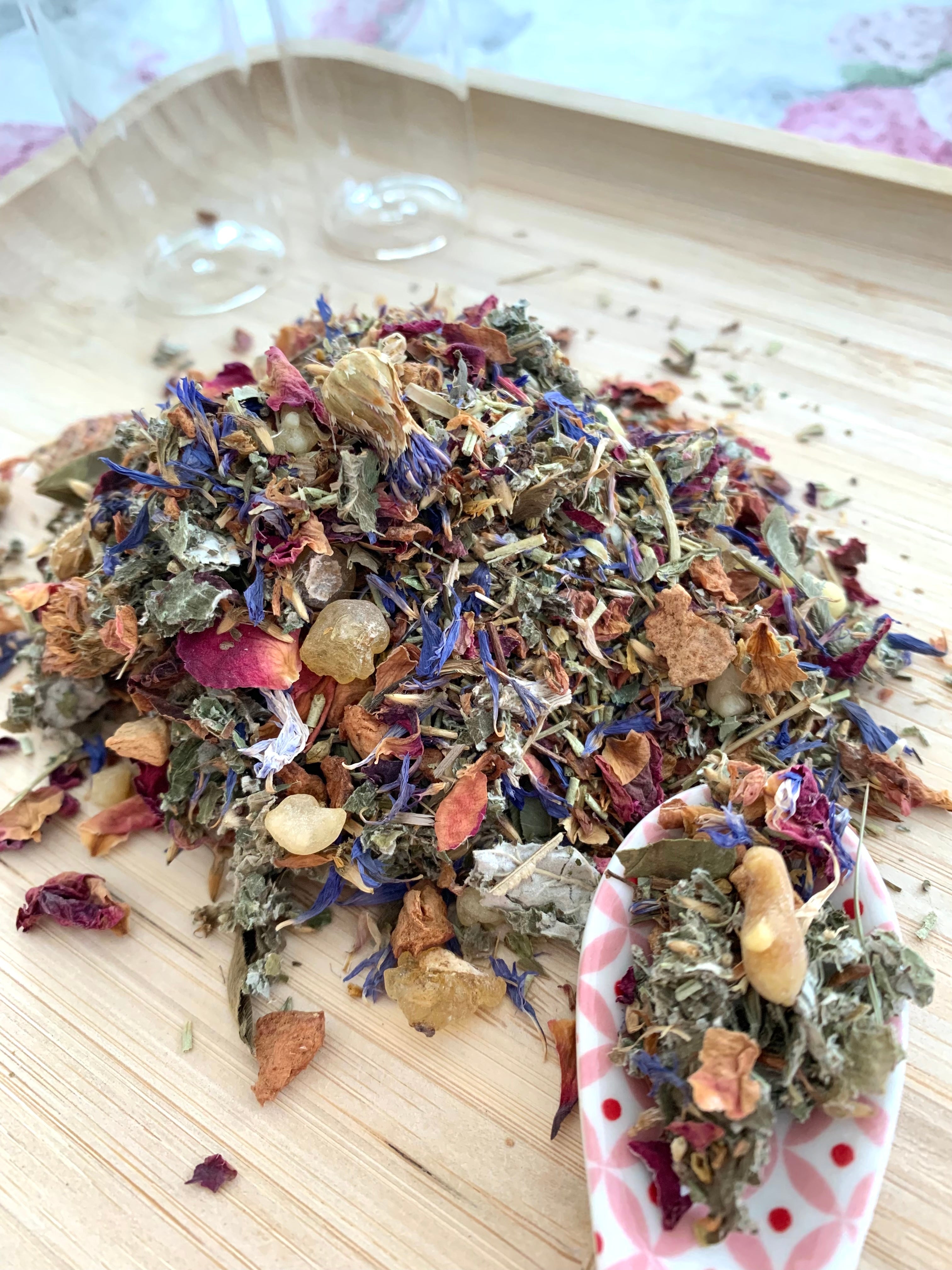 LAMMAS/LUGHNASADH RÄUCHERMISCHUNG, ERNTE, KRÄUTERWEIHE, JAHRESKREISFEST