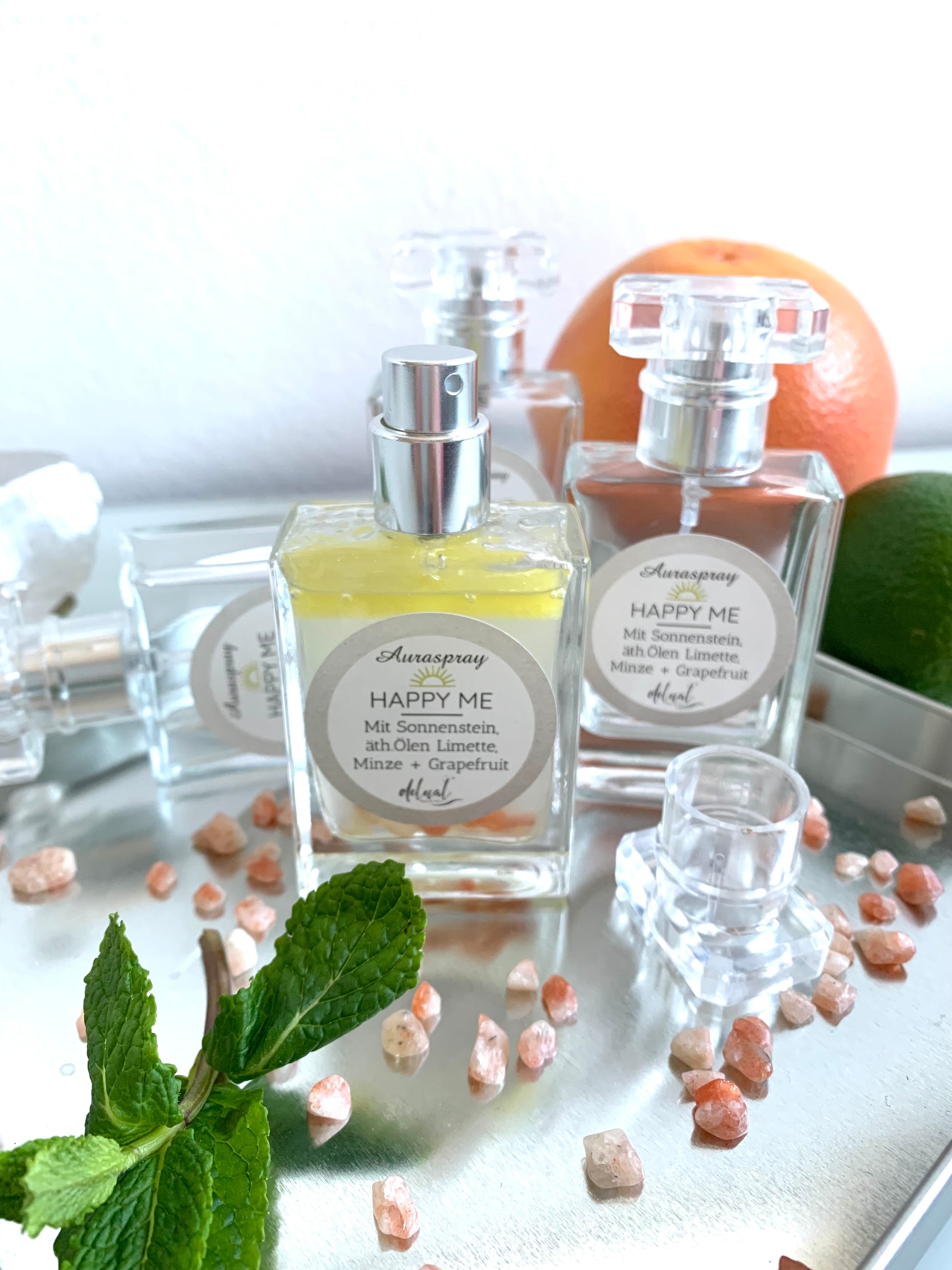 Auraspray "Happy me", Lebensfroh mit Sonnenstein