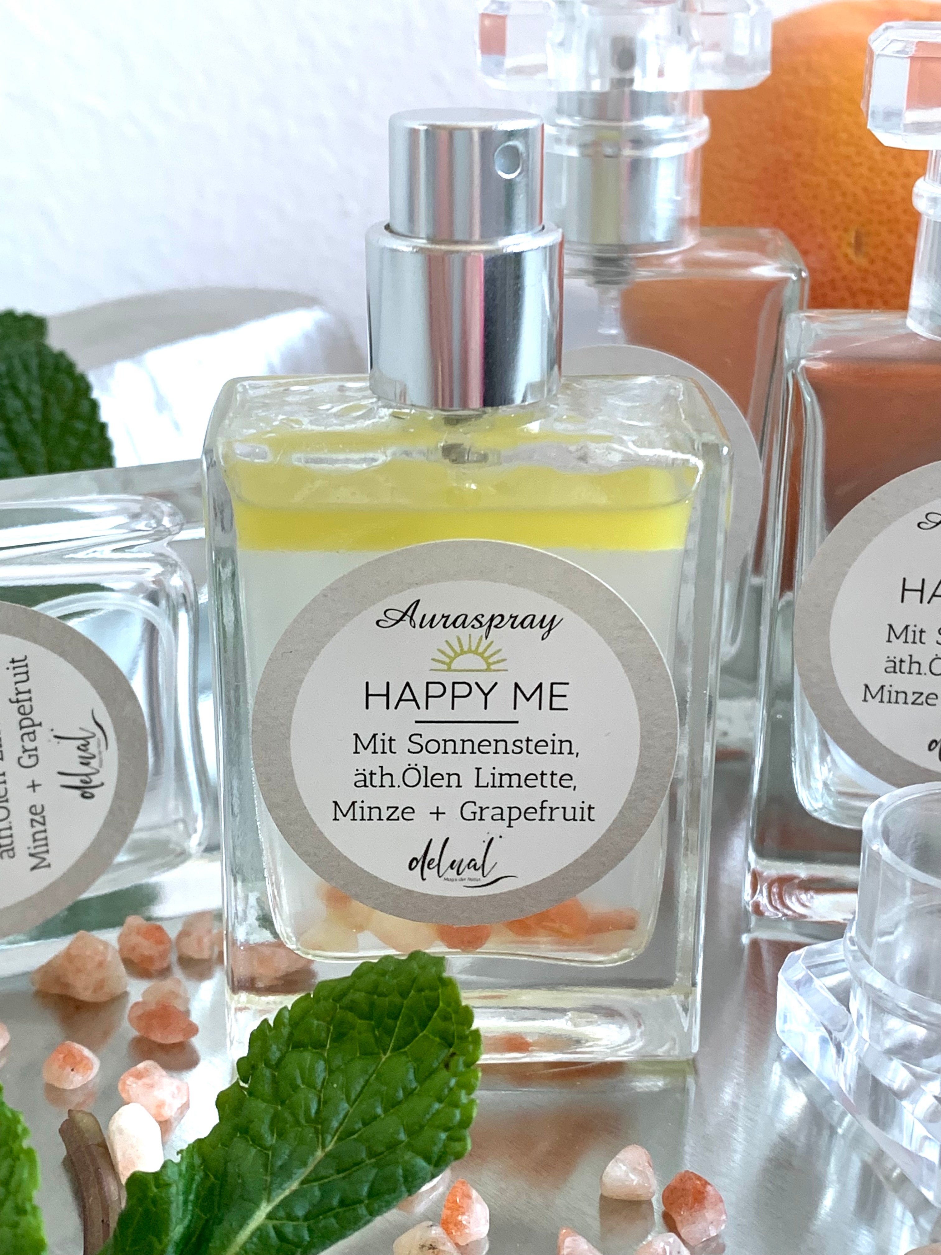 Auraspray "Happy me", Lebensfroh mit Sonnenstein