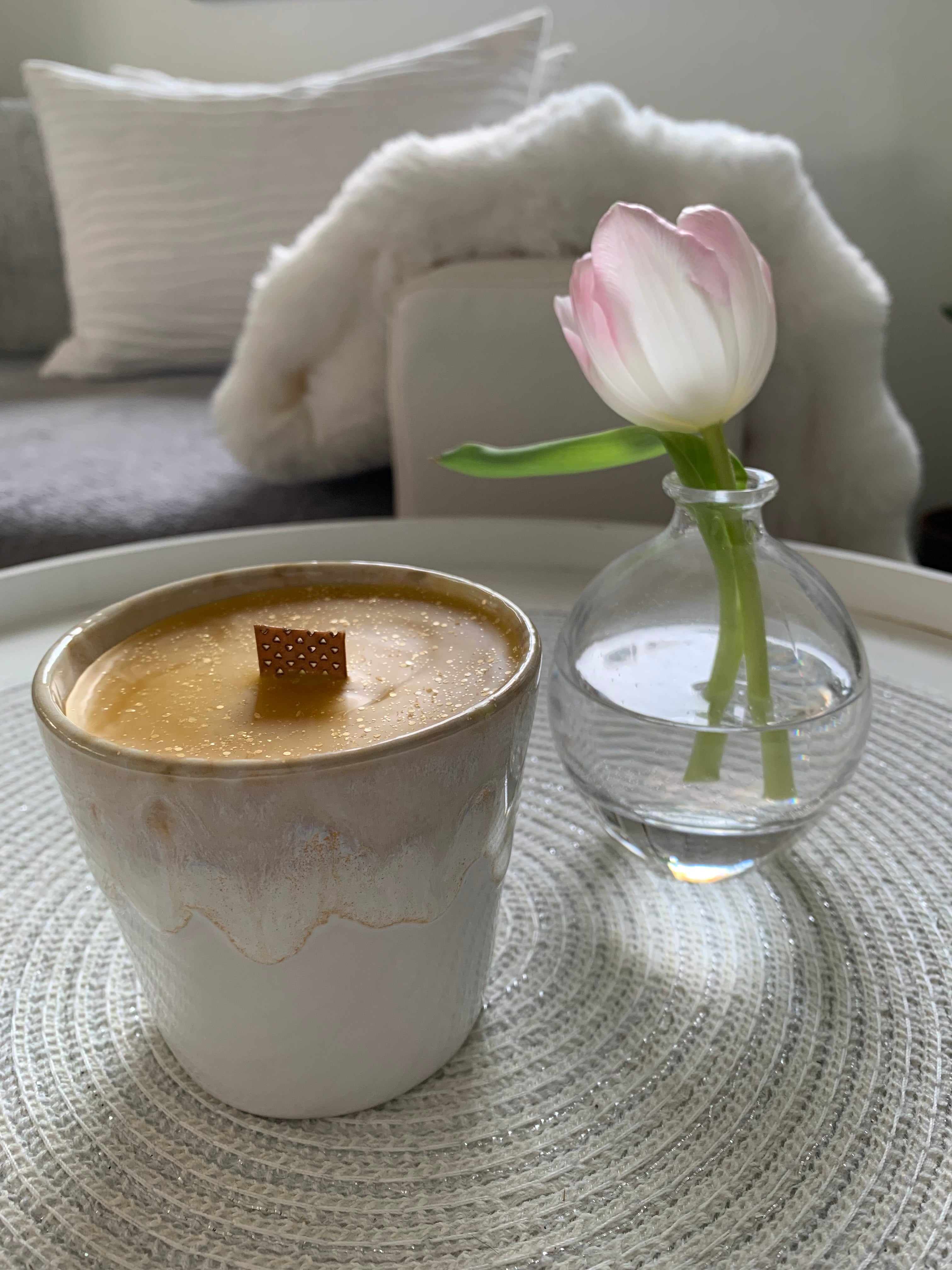 MAGIC CUPS - Bio Bienenwachs Knisterkerzen