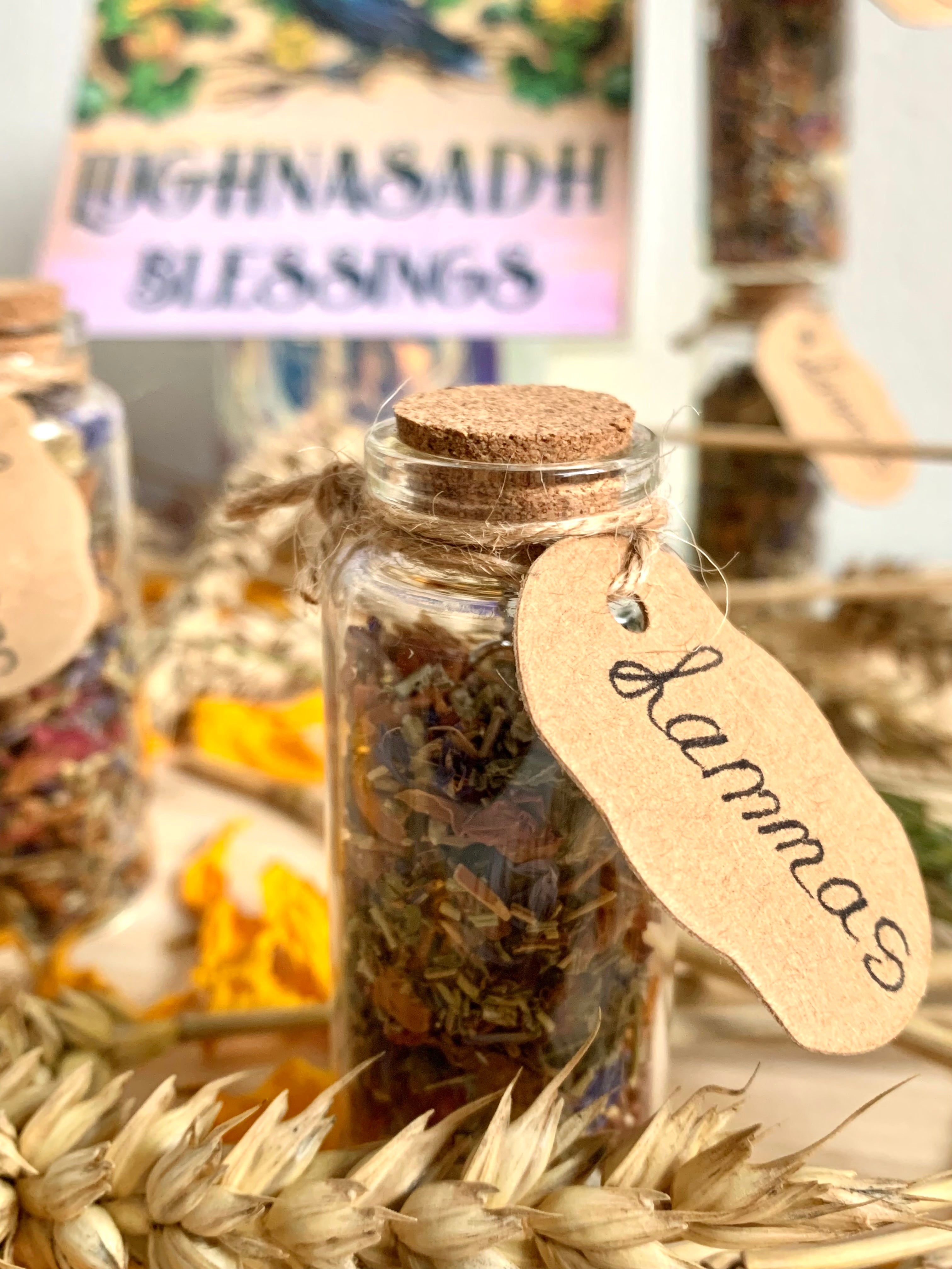 LAMMAS/LUGHNASADH RÄUCHERMISCHUNG, ERNTE, KRÄUTERWEIHE, JAHRESKREISFEST