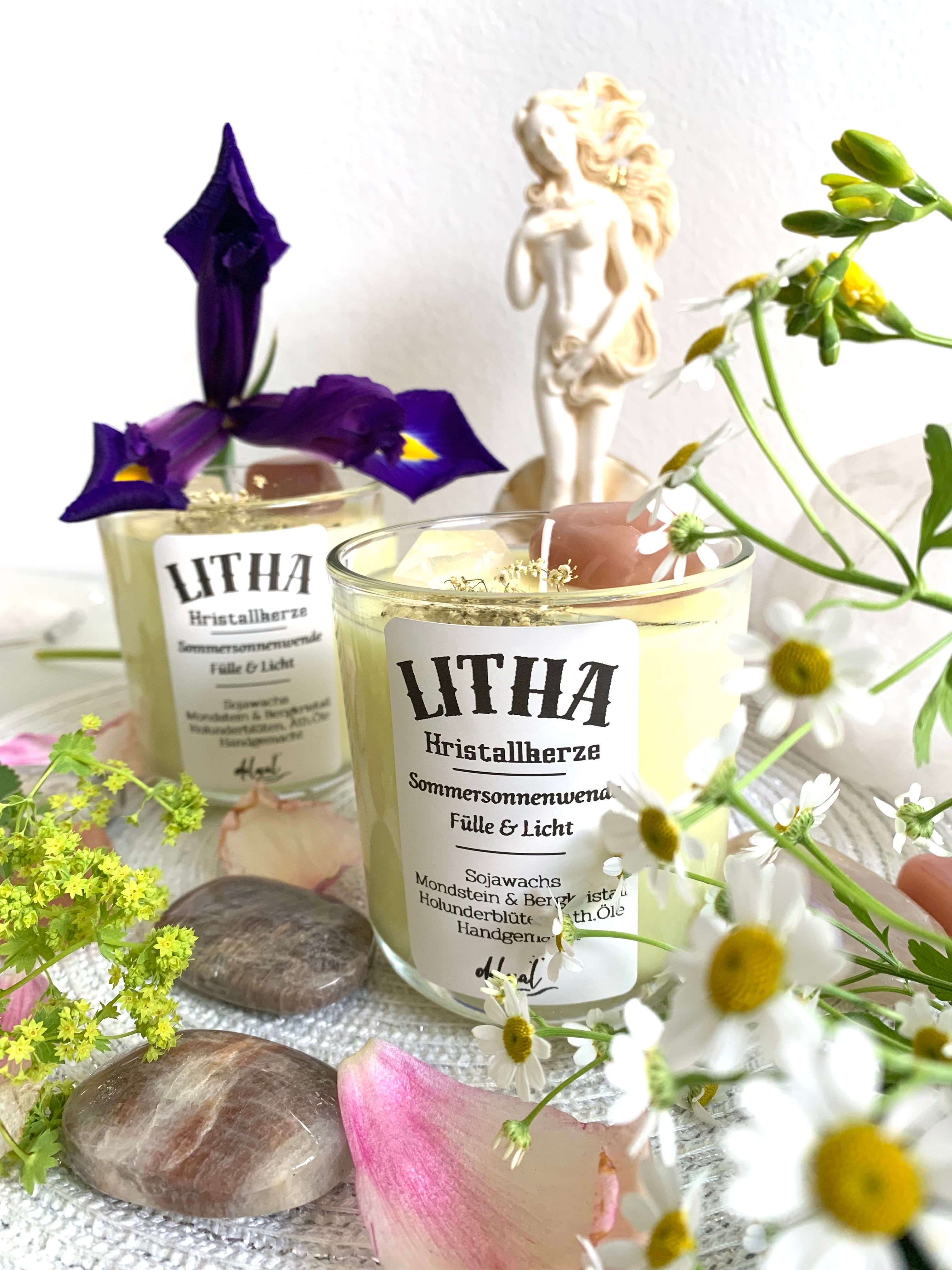 Jahreskreisfest Kristallkerze, "Litha", Sommersonnenwende, Fülle & Licht