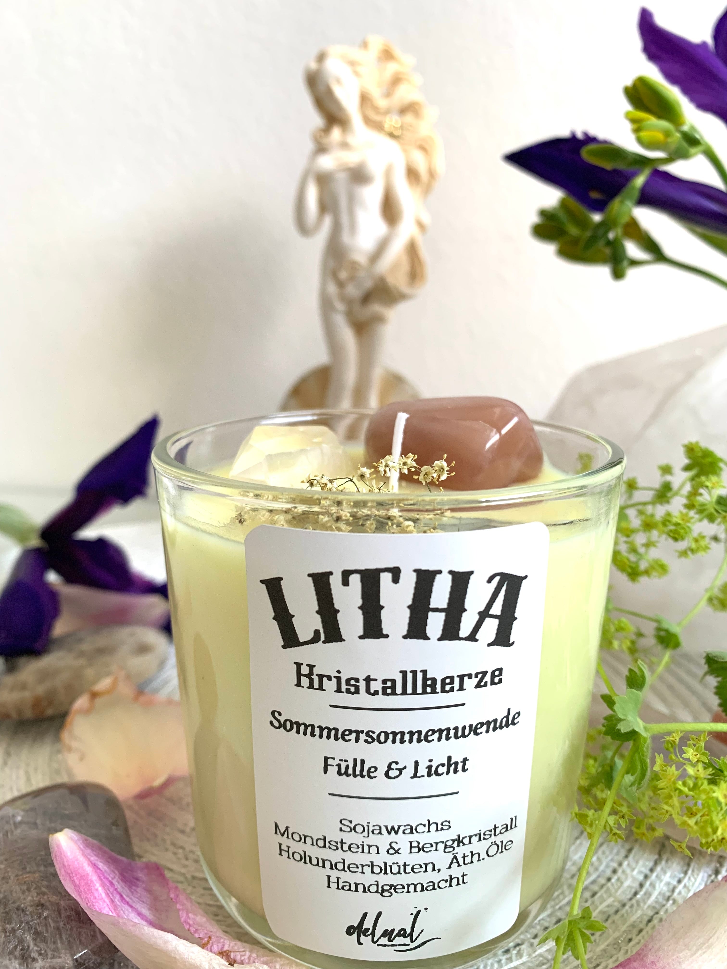 Jahreskreisfest Kristallkerze, "Litha", Sommersonnenwende, Fülle & Licht