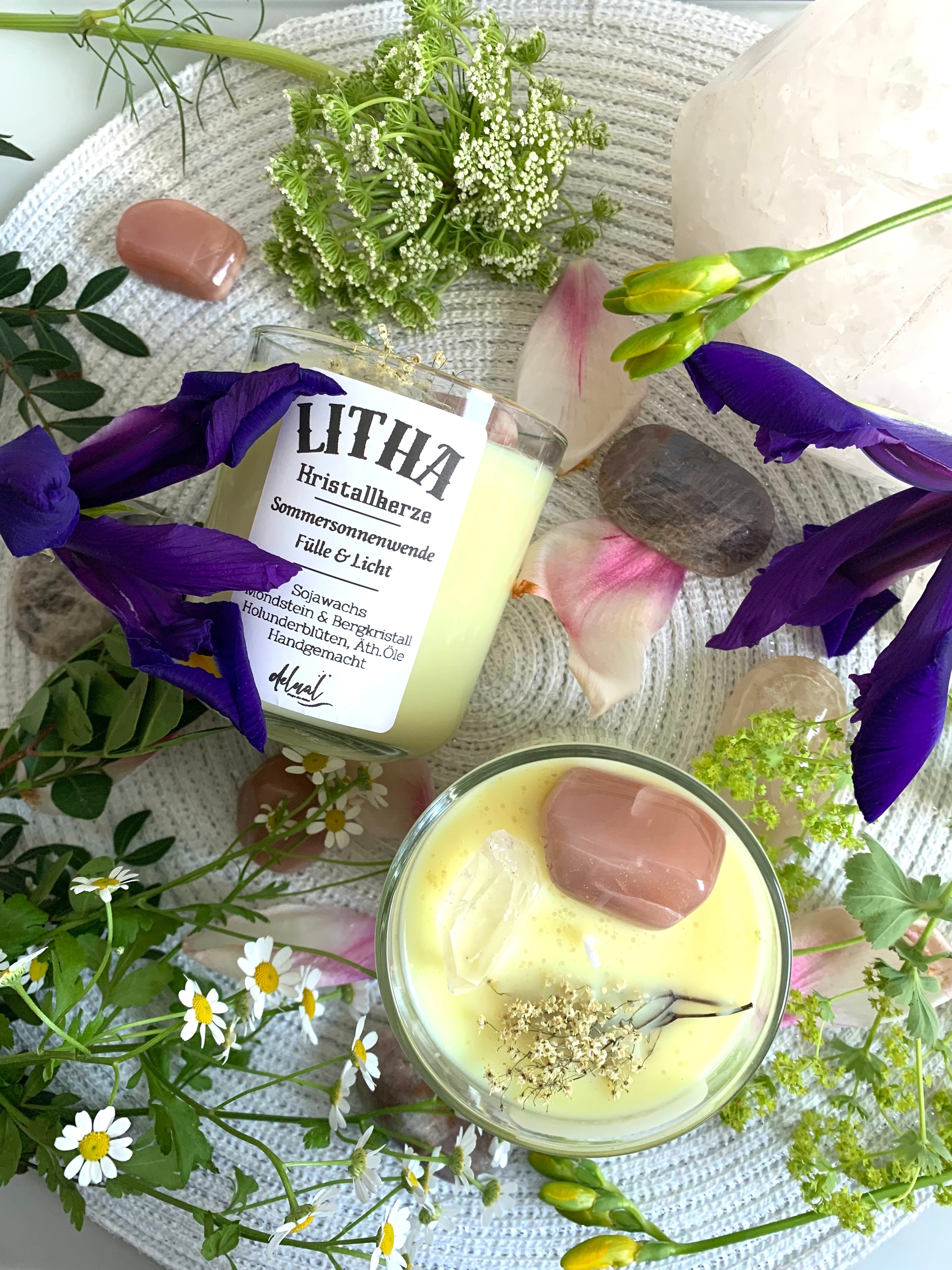 Jahreskreisfest Kristallkerze, "Litha", Sommersonnenwende, Fülle & Licht