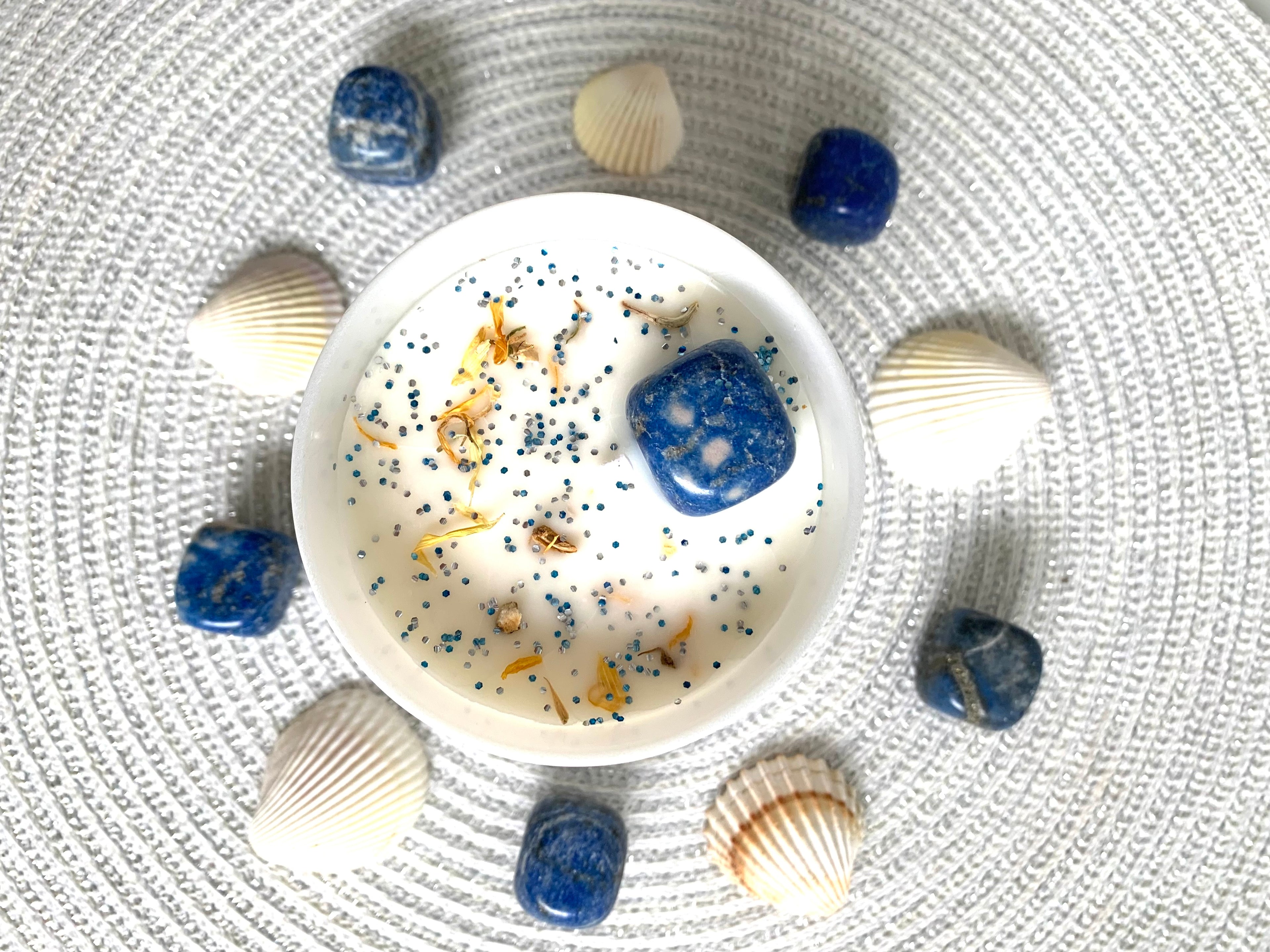 Neumond Kristallkerze im Sternzeichen Fisch, Manifestieren - Neubeginn