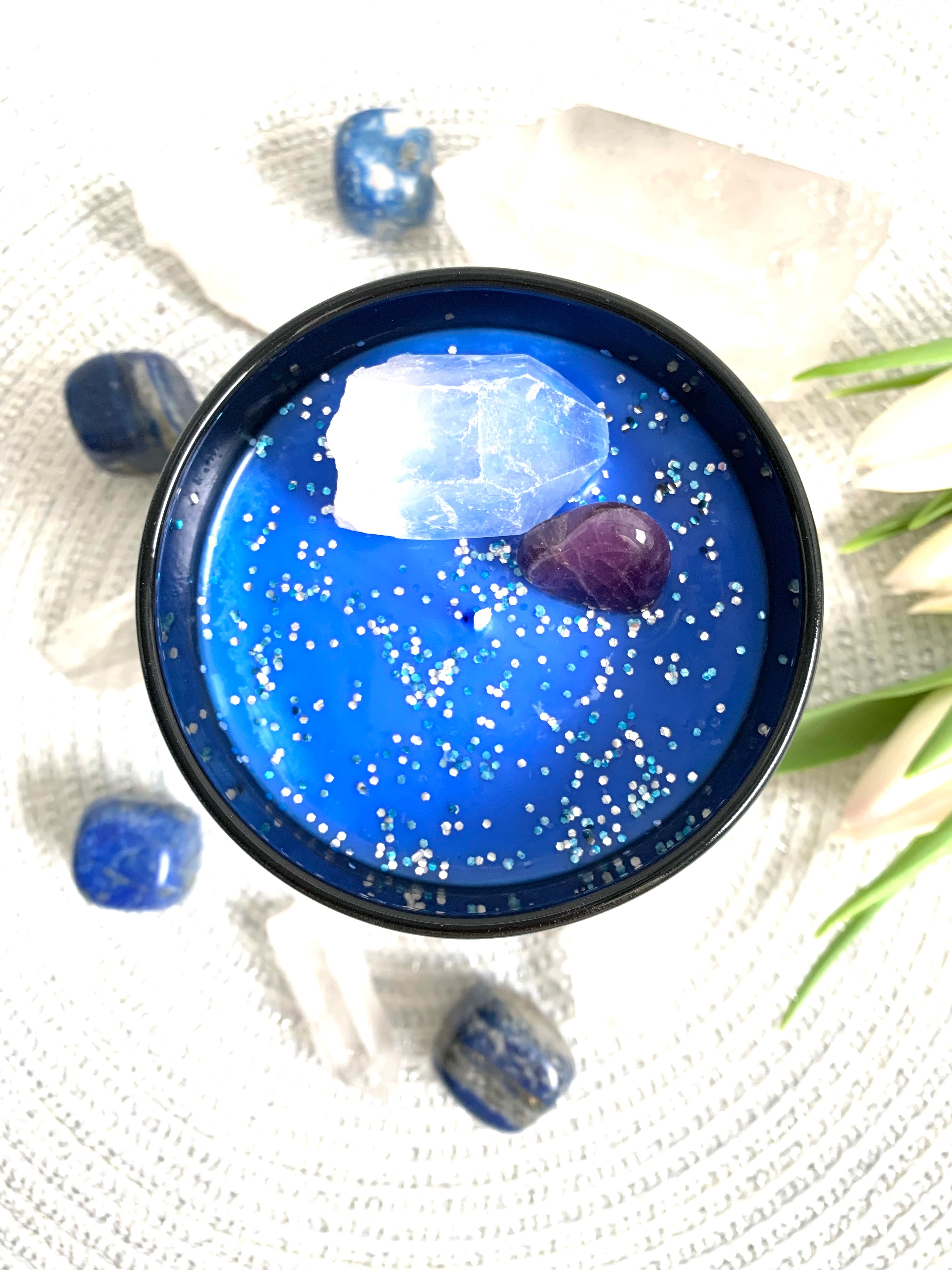 Vollmond Kristallkerze im Sternzeichen Jungfrau, Harmonie & Loslassen